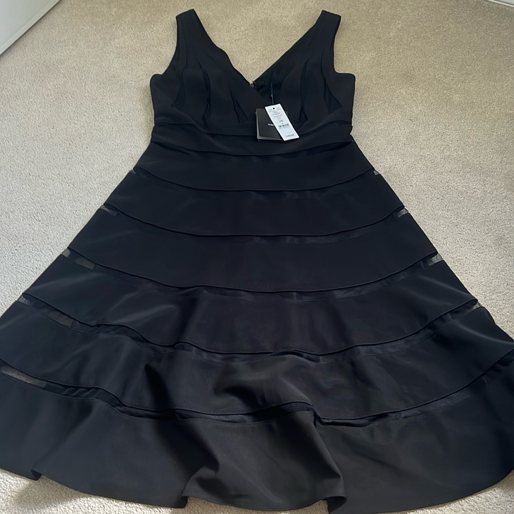 Dress up black dress, from White House black market